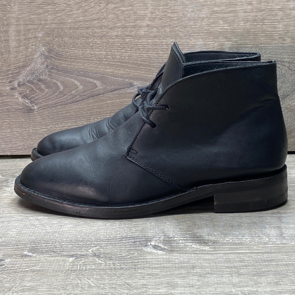 Thursday Boot Co. Boots Scout Mens 6.5 (Fits 7.5) Black Leather Chukka Shoes